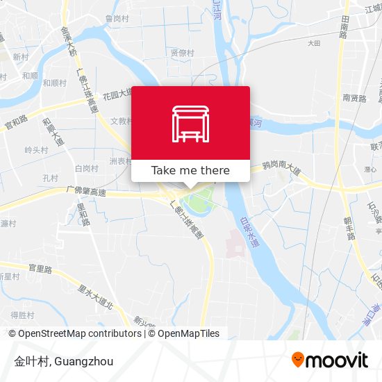 金叶村 map