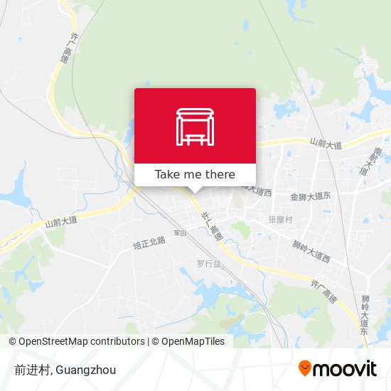 前进村 map