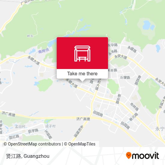 贤江路 map