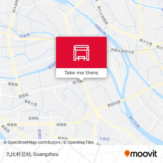九比村总站 map