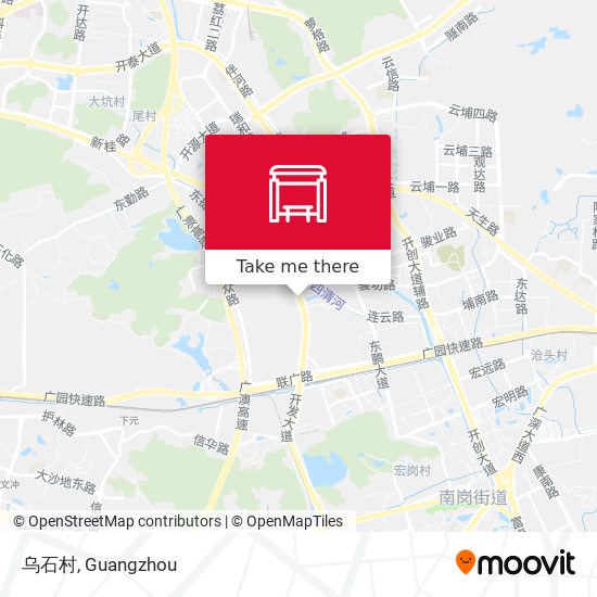 乌石村 map