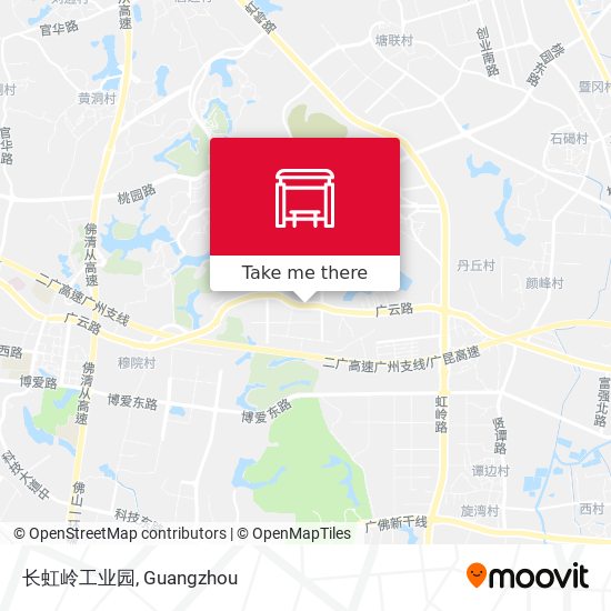 长虹岭工业园 map