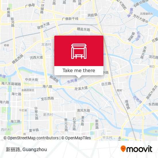 新丽路 map