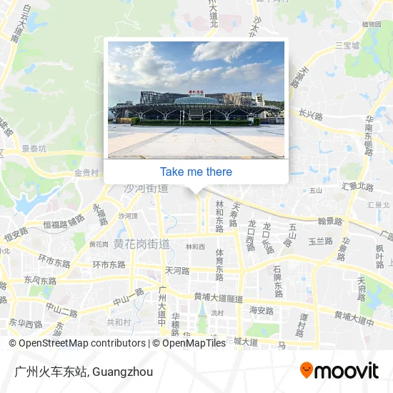 广州火车东站 map