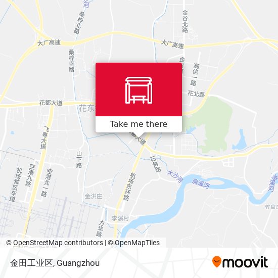 金田工业区 map