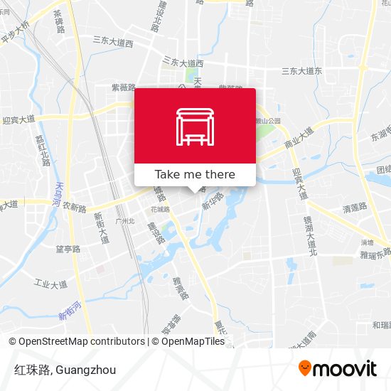 红珠路 map