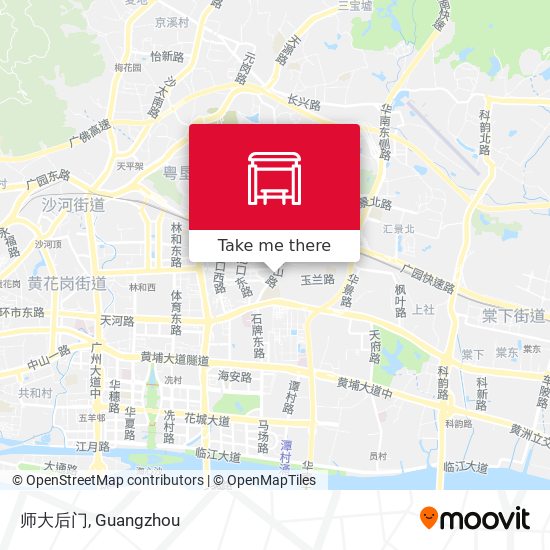 师大后门 map