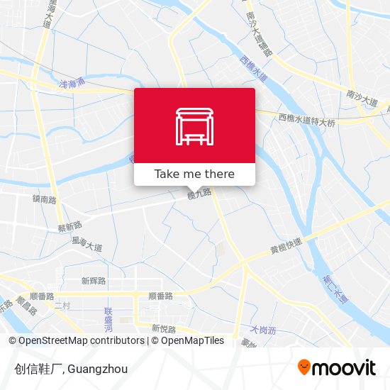 创信鞋厂 map