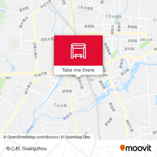 布心村 map