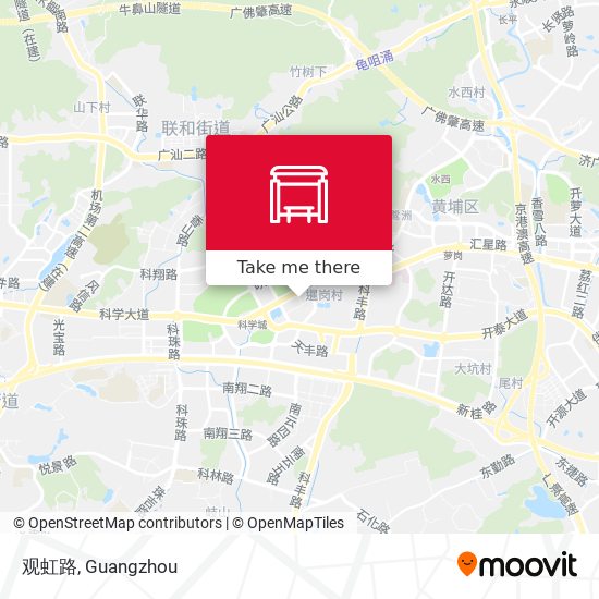 观虹路 map