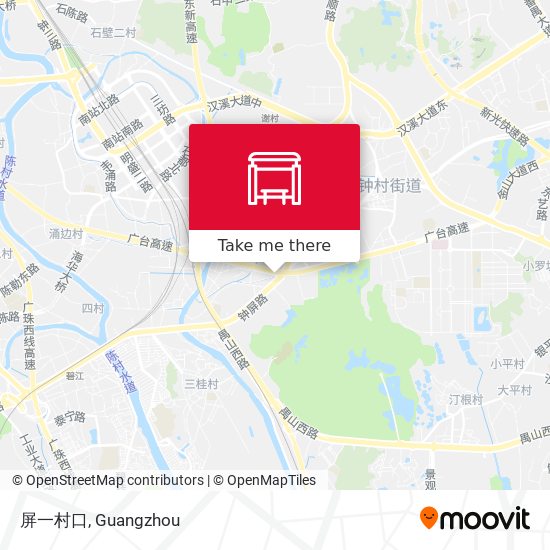 屏一村口 map