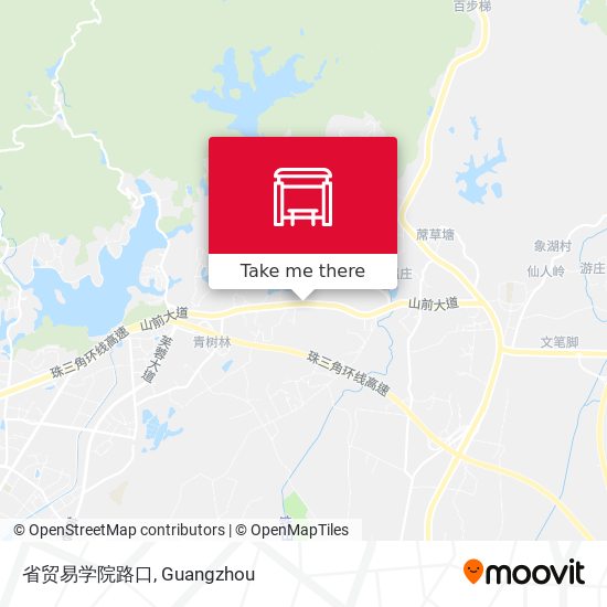 省贸易学院路口 map