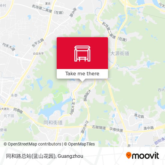 同和路总站(蓝山花园) map