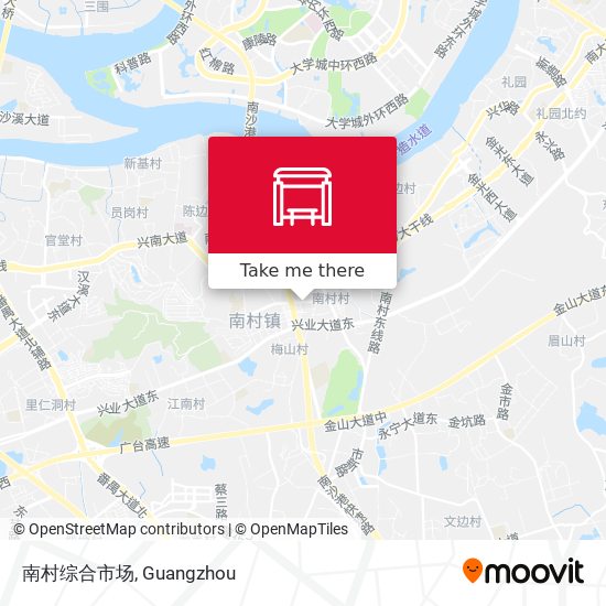 南村综合市场 map