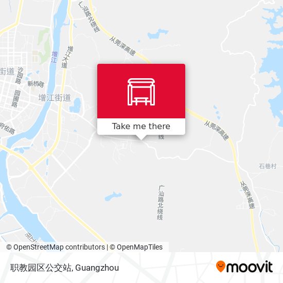 职教园区公交站 map