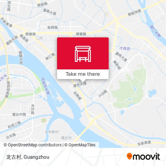 龙古村 map