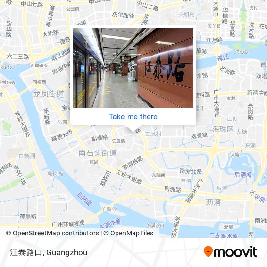 江泰路口 map