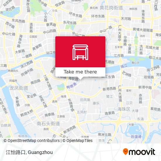 江怡路口 map