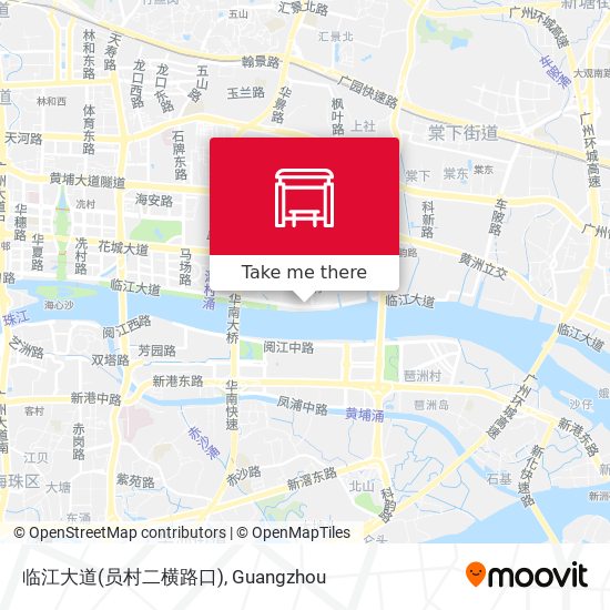 临江大道(员村二横路口) map