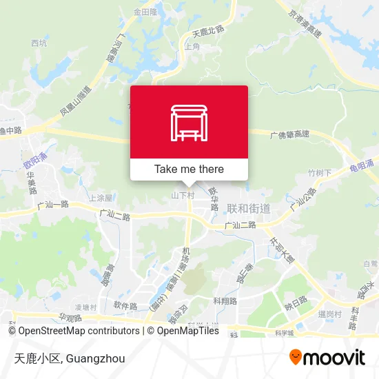 天鹿小区 map