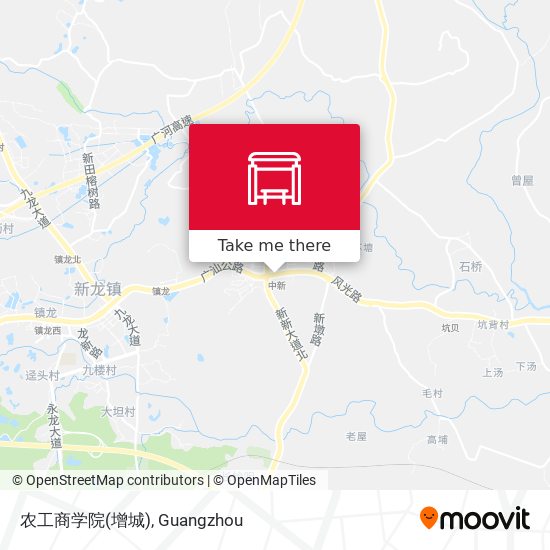 农工商学院(增城) map