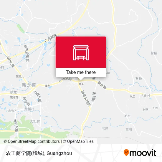 农工商学院(增城) map