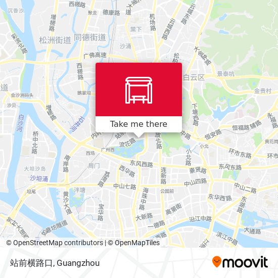 站前横路口 map