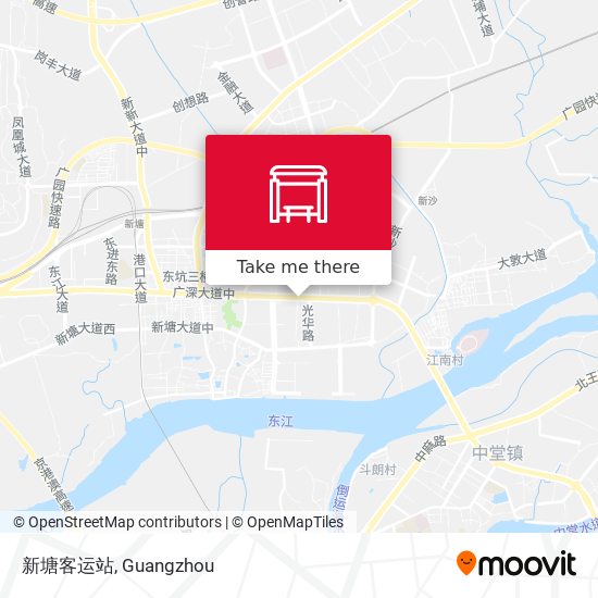 新塘客运站 map