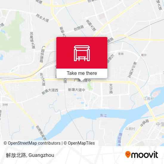 解放北路 map