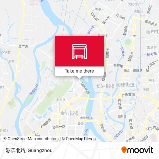 彩滨北路 map
