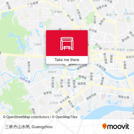三桥丹山水闸 map