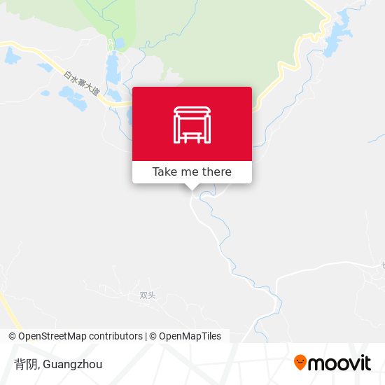 背阴 map