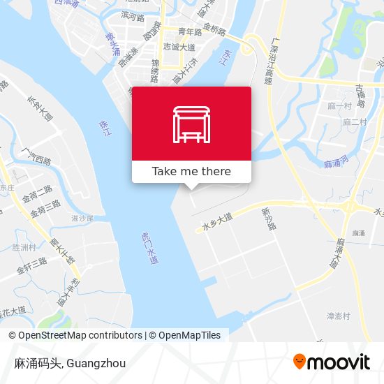 麻涌码头 map