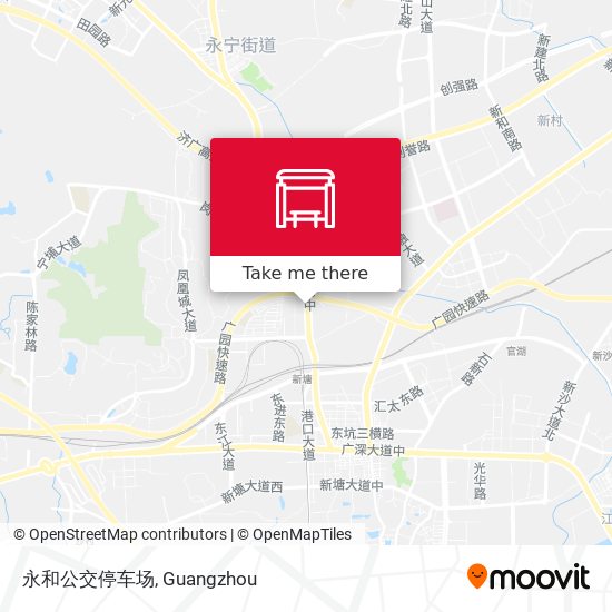 永和公交停车场 map