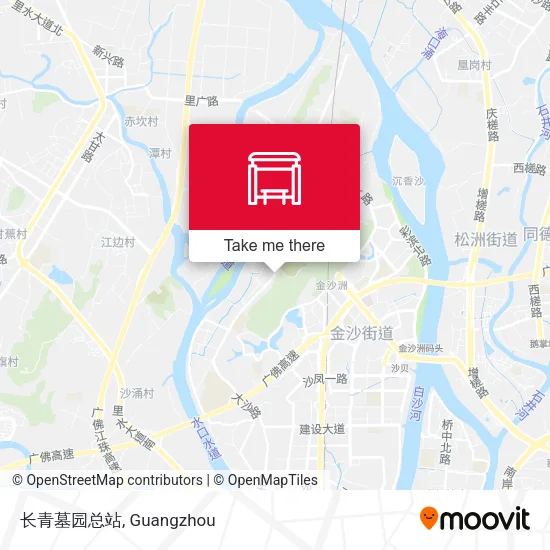 长青墓园总站 map
