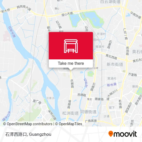 石潭西路口 map