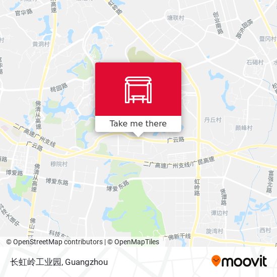 长虹岭工业园 map