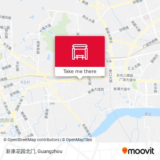新康花园北门 map