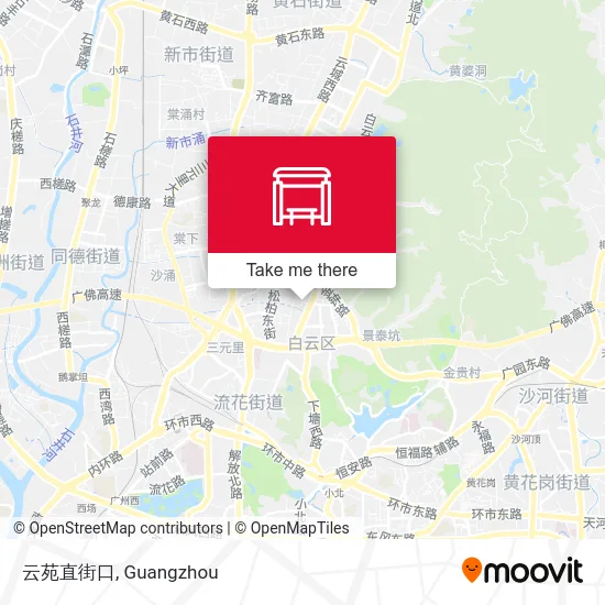 云苑直街口 map