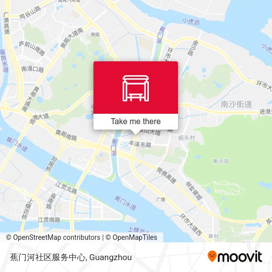 蕉门河社区服务中心 map
