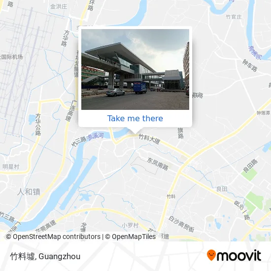 竹料墟 map