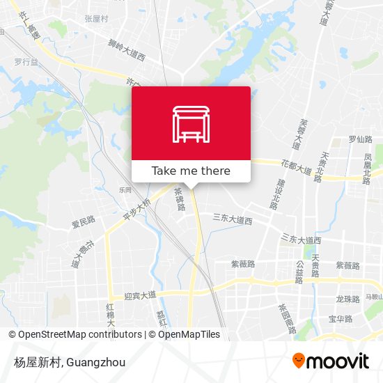 杨屋新村 map