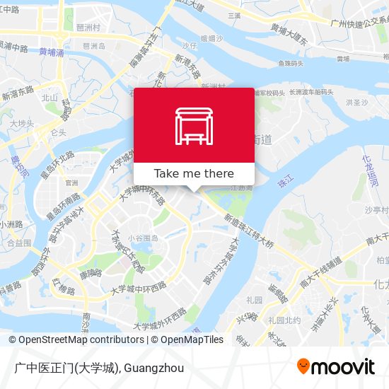 广中医正门(大学城) map