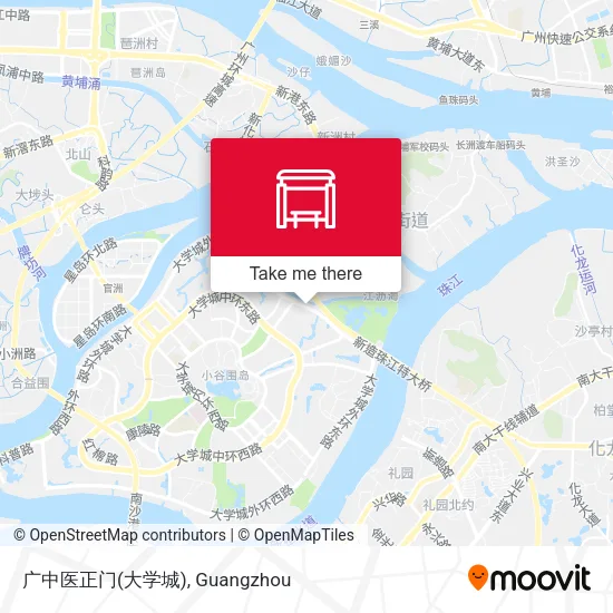 广中医正门(大学城) map