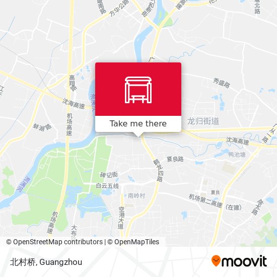 北村桥 map