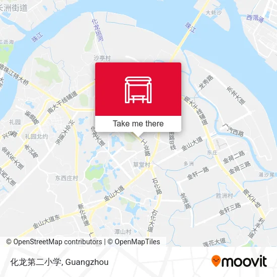 化龙第二小学 map