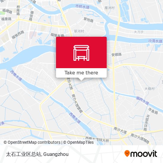 太石工业区总站 map