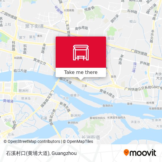 石溪村口(黄埔大道) map