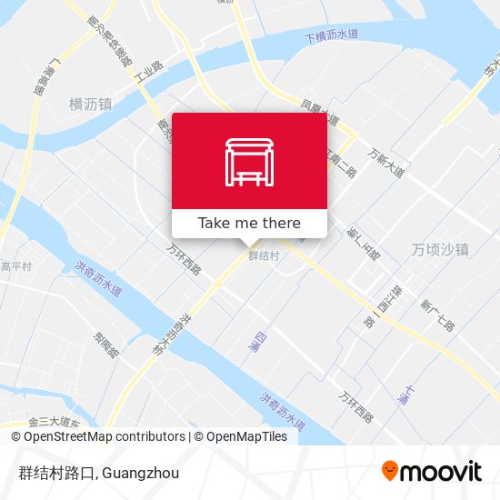 群结村路口 map