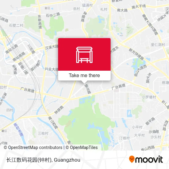 长江数码花园(钟村) map
